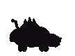 KORVAX silhouette at native size